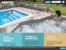 Tablet Screenshot of caretta-spa.cz